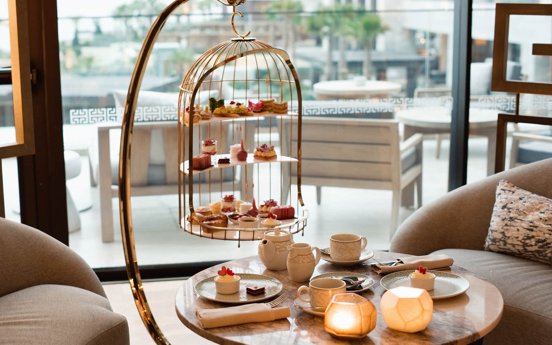 VALENTINE AFTERNOON TEA THE AMARA LUXURY HOTEL CYPRUS
